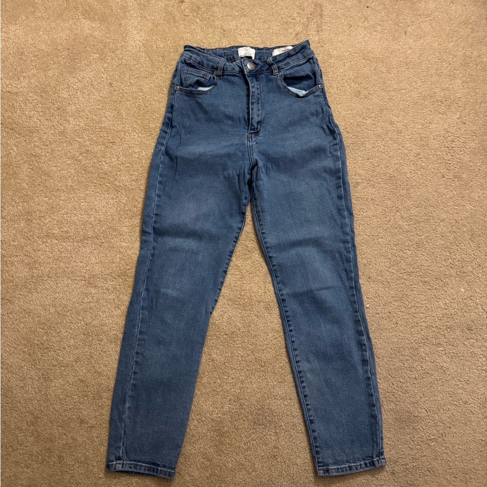 Cotton On High Rise Blue Jeans